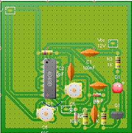 Detector por electroestatioca - PCB