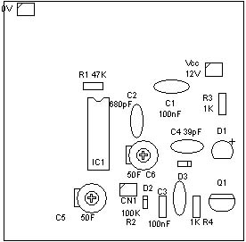 Detector por electroestatioca - PCB