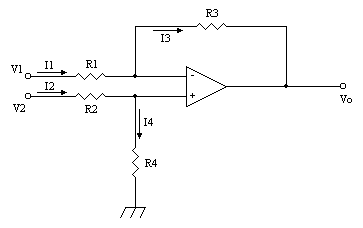 amplificador operacional restador ejemplos