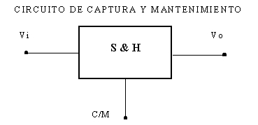 Circuitos de captura y mantenimiento (S/H:Sample and Hold)
